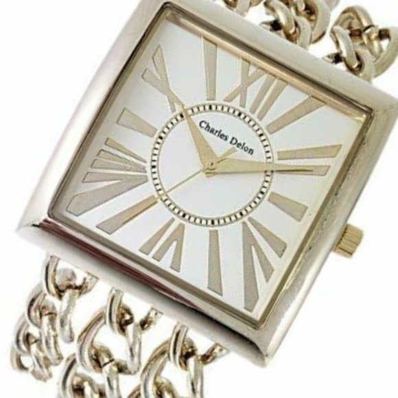 Charles Delon Dress/Formal Style Gold Watch - Picture 2 of 3